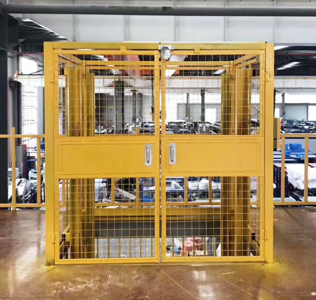 白沙智能导轨式升降机亮相